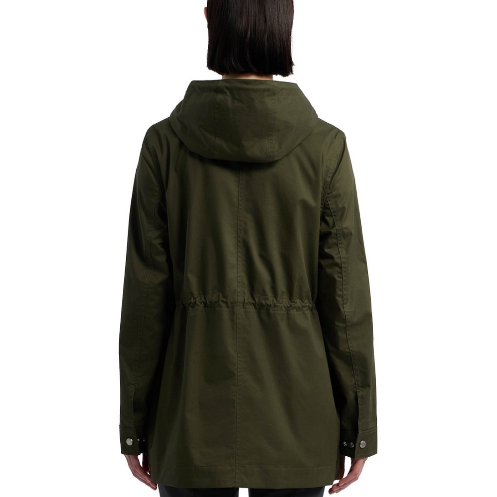 Hunter olive green lined rain coat - Picture 2 of 15